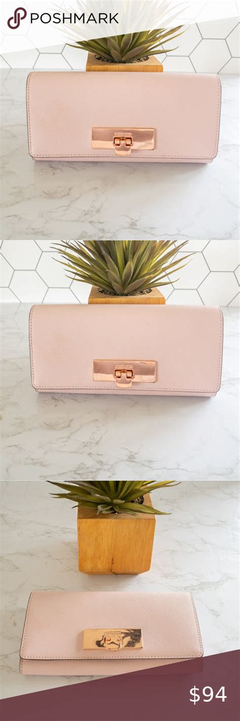 pink michael kors callie carryall wallet